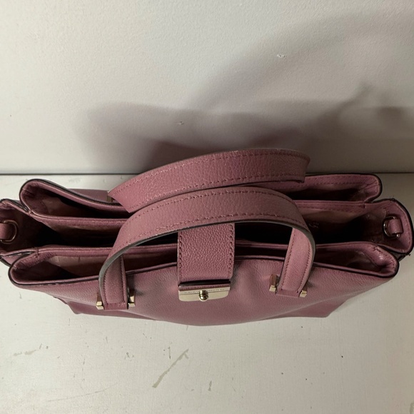 Kate Spade Natasha Lovett Street Purple Satchel Top Handle Purse Handbag - Picture 5 of 15